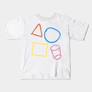 shape hand drawn illustration Kids T-Shirt